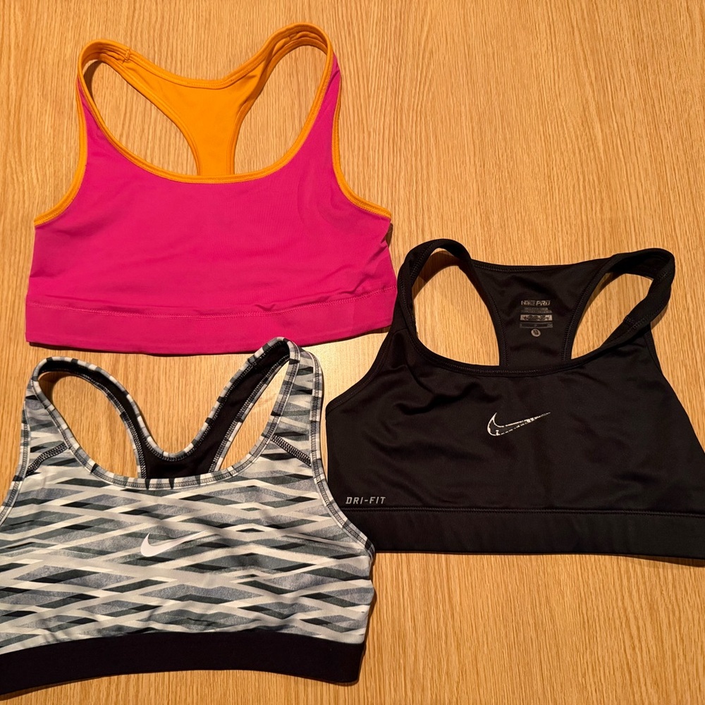 3 Nike Sports Bras